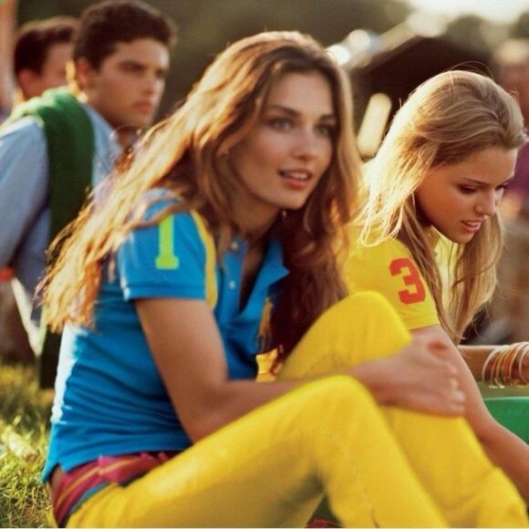 Ralph Lauren Black Label Turquoise Crystal Big Pony Cropped 888 Jean - Picture 10 of 17